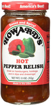 Howards Hot Pepper Relish 11oz. (Pack of 1)