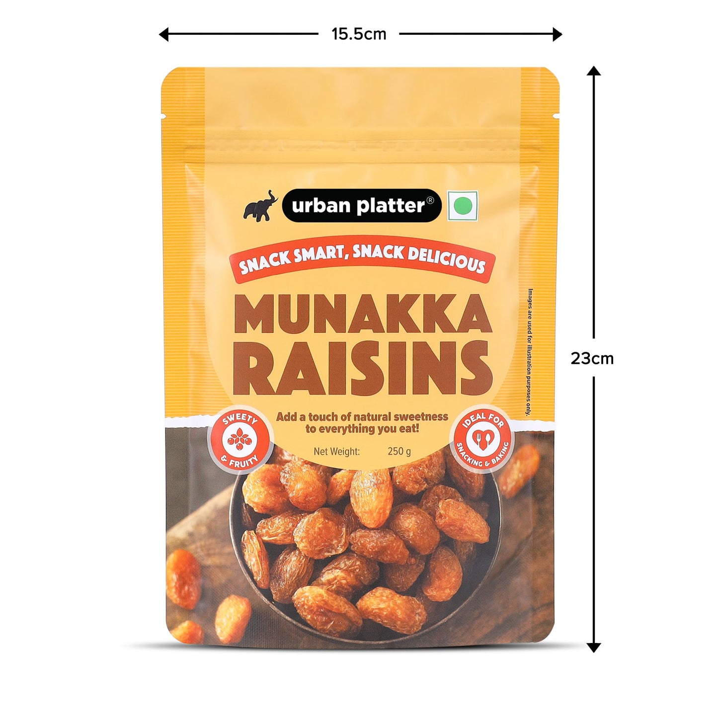 Urban Platter Afghan Munakka Raisins, 400G