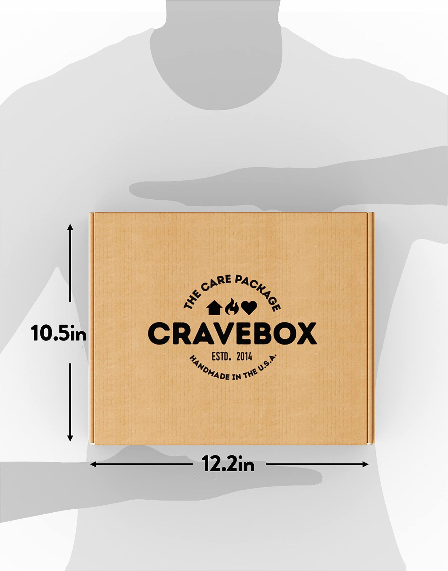 CRAVEBOX Snacks Box Variety Pack Care Package (65 Count) Halloween Treats Gift Basket Boxes Pack Adults Kids Grandkids Guys Girl