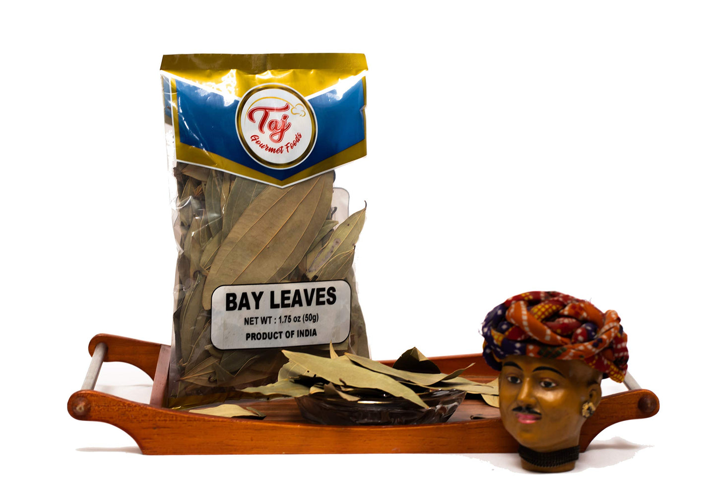 Taj Bay Leaves, Large Whole Bay Leaf (Tej Patta), 1.75Oz (50G)