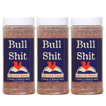 Bullshit Steak Seasoning From Big Cock Ranch 12 Ounce (Pack Of 3)