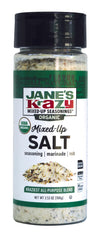 Janes Krazy Organic Mixed-Up Salt Blend 3.53oz | Seasoned Salt | Original Janes Krazy Seasoning Salt now Certified USDA Organic