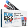 Pure Kick Freezer Bars, 1.5 oz, Hydrating Ice Pops, Naturally Flavored with Other Natural Flavors, Berry and Fruit Punch, 16 Cou