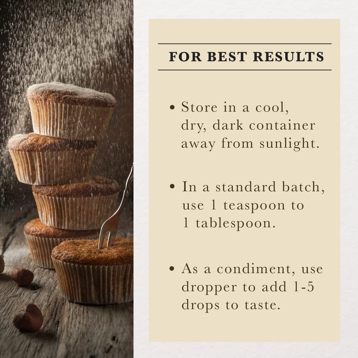 COOKS Pure spirit-inspired flavor Extract for Baking, Ice Cream & Candies, 4 Fl Oz
