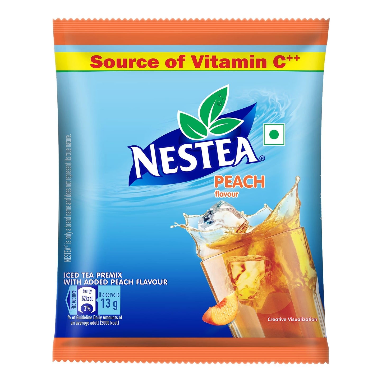 NESTEA Instant Iced Tea, Peach Flavour, 400g Pouch