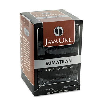 Java One 60000 Coffee Pods, Sumatra Mandheling, Single Cup, 14/Box