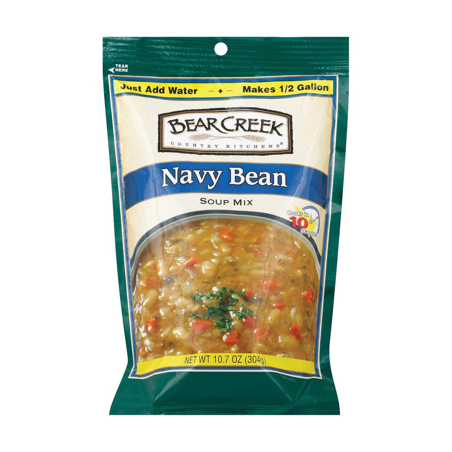 Bear Creek Soup Mix, Navy Bean, 10.7 Ounce (Pack Of 6)
