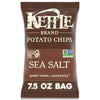 Kettle Brand Sea Salt Kettle Potato Chips, Gluten-Free, Non-Gmo, 7.5 Oz Bag