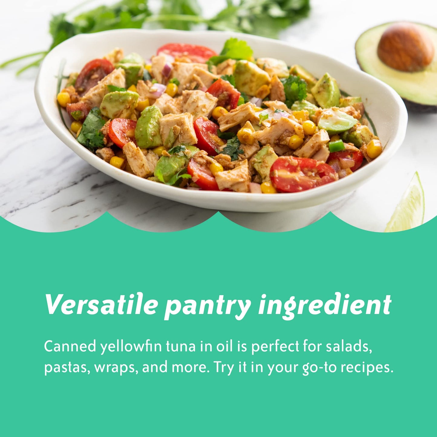 Chicken Of The Sea Chunk Yellowfin Tuna In Vegetable Oil, 5 Ounce Cans (Pack Of 12), Wild Caught Canned Tuna