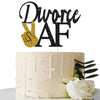 Maicaiffe Black Glitter Divorce Af Cake Topper - Divorce Party Sign - Broken Up, Free At Last, Bye Felicia, Newly Unwed Divorce
