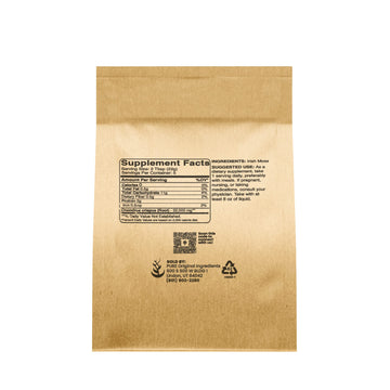 Pure Original Ingredients Irish Moss Powder (4Oz) Dried Carrageen Seaweed, Gluten-Free, Lab-Verified