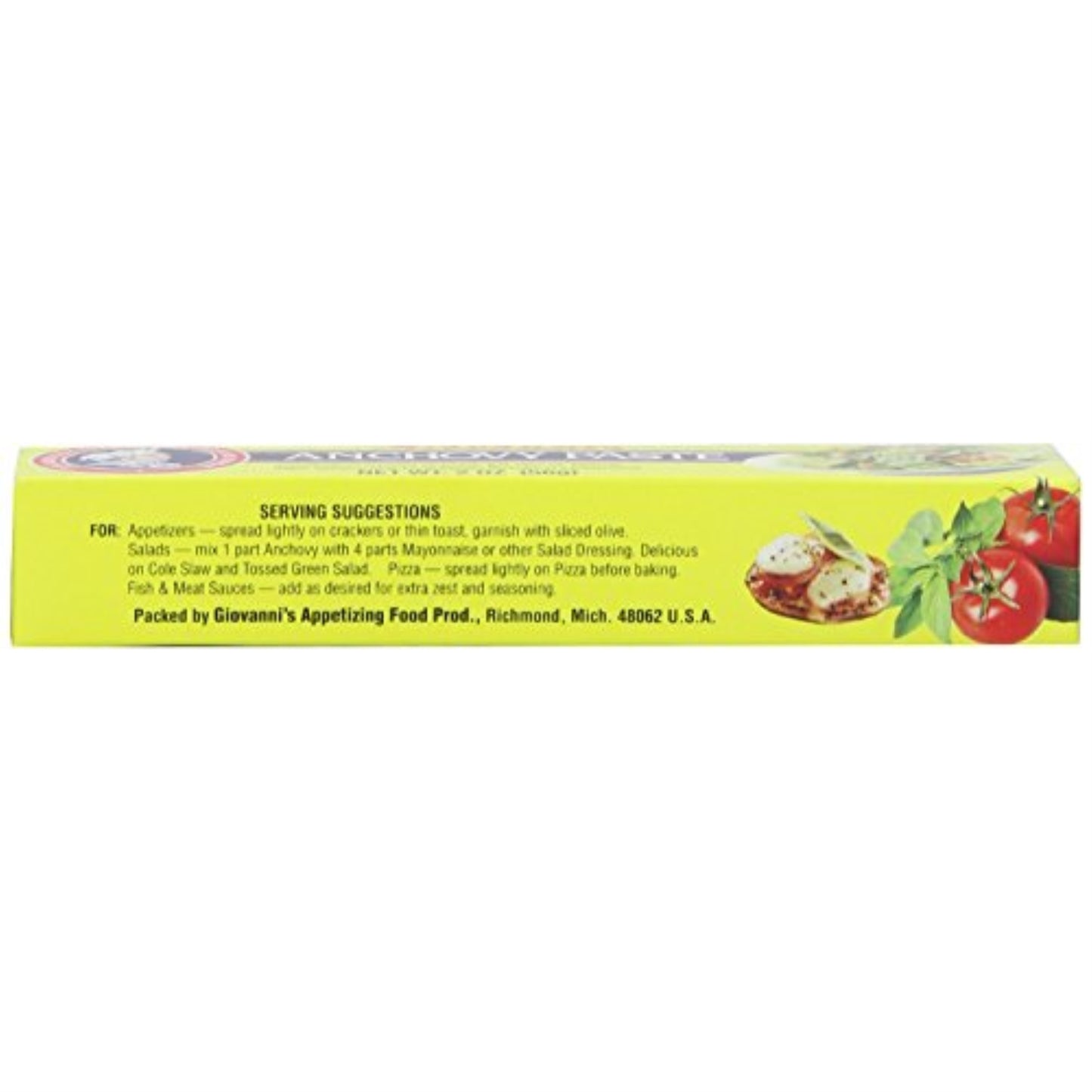 Giovannis, Paste Anchovy, 2 Oz, (Pack Of 12)