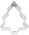 Cookie Cutter Snow Covered Tree 3.5" Tin