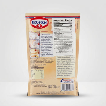 Dr. Oetker Pasta Kremasi Vanilinli 130g - Vanilla Cake Cream