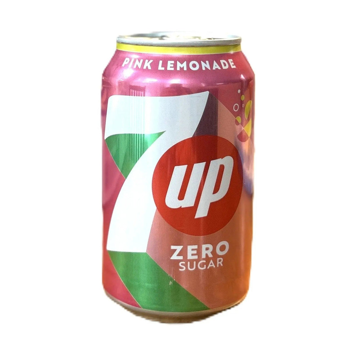 7UP Pink Lemonade – Sparkling Citrus Soda 330ml Can (UK Edition)