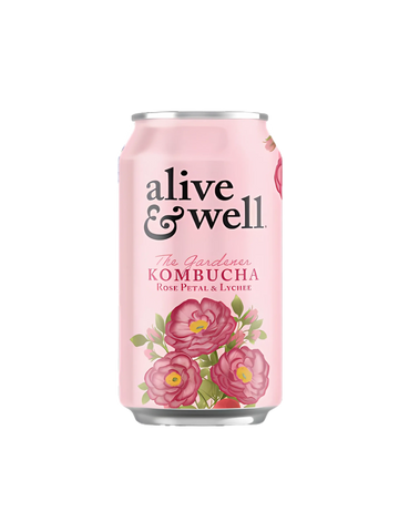 Rose Petal & Lychee Kombucha Organic - 6pk