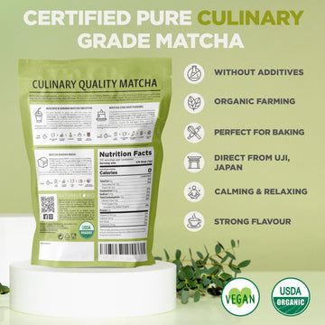 Naturalebio Matcha Powder, 16Oz - Harvested In Japan - Usda Organic Matcha Green Tea Powder - Vegan & Vegetarian Friendly