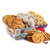 Davids Cookies Cookie Gift Basket - Deliciously Flavored Assorted Cookies in a Lovely Gift Basket - Gourmet Thin Crispy Cookies,
