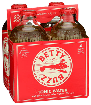 Betty Buzz Cktl Mxr Tonic Water 4Pk 36 FO