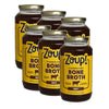 Beef Bone Broth By Zoup! Keto-Friendly, Gluten Free, Fat Free, Non-Gmo Clear Bone Broth - Great For Stock, Bouillon, Soup Base Or In Gravy - 6-Pack (32 Oz)