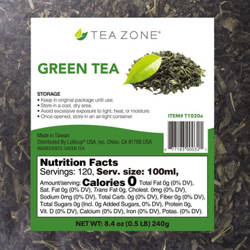 Tea Zone 8.5 Oz Green Tea