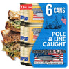 American Tuna Sushi-Grade Wild Albacore Tuna - 6 Cans of 3.5 oz - Sustainably Caught, Dolphin Safe, Ocean Harvested in the USA