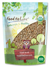 Food To Live Organic Dry Roasted Sunflower Seed Kernels, 1 Pound Non-Gmo, Unsalted, Oven Roasted, No Oil Added, Hulled, No Shell, Vegan, Kosher, Keto. Rich In Protein And Healthy Fats. Tasty Snack