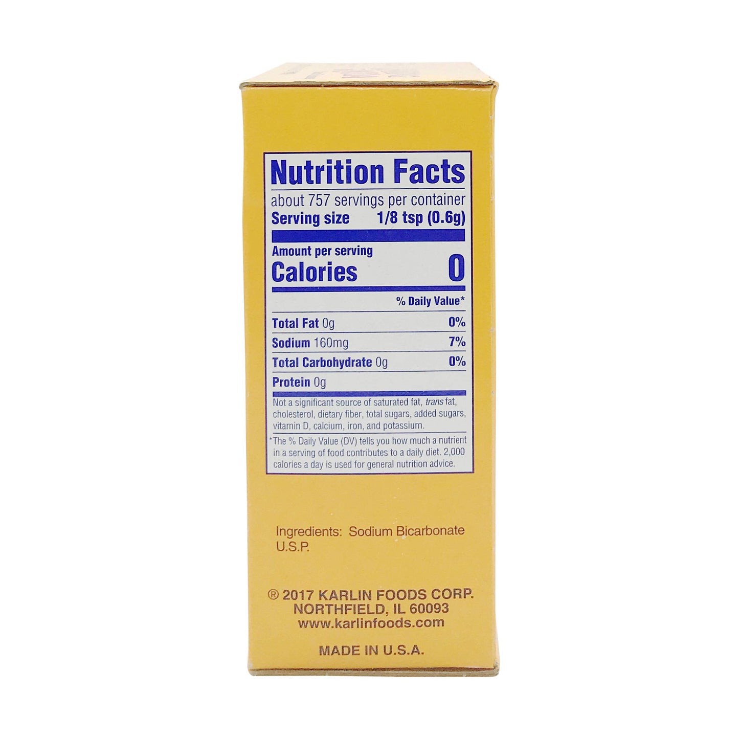 Karlin Pure Baking Soda 16 oz