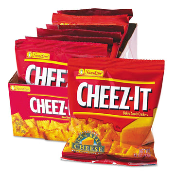 Sunshine 12233 Cheez-It Crackers, 1.5Oz Single-Serving Snack Pack, 8/Box (Keb12233)