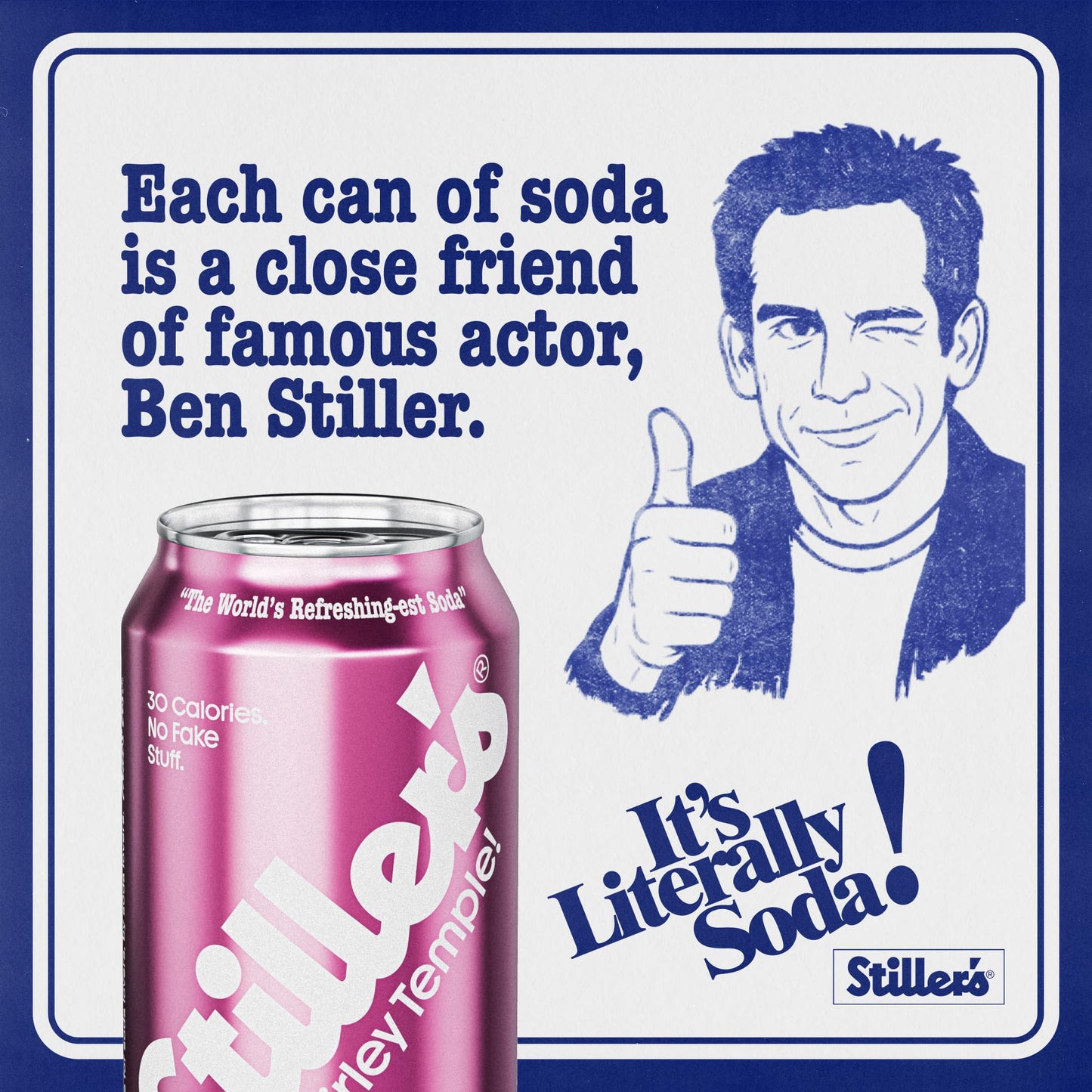 Stillers Shirley Temple Soda - 12 Pack Cans - Sparkling Cherry Lemon Lime Mocktail Drink - Low Sugar Caffeine-Free Natural Soda Pop with Real Cane Sugar Stevia & Vitamins - Alternative to Diet Soda