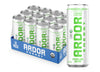 ARDOR ENERGY Sparkling Water, Mexican Lime, 12 Fl Oz, 12 Pack, 100mg Organic Caffeine, Vegan, Gluten Free, No Sugar, No Calories