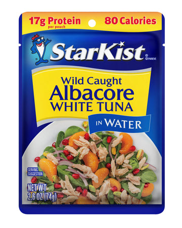 StarKist Albacore White Tuna in Water - 2.6 oz Pouch (Pack of 12)