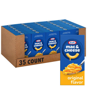 Kraft Original Flavor Macaroni And Cheese Dinner (7.25 Oz Boxes (Pack Of 35))