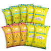 Taali 3-Flavor Variety Water Lily Pops (10-Pack) - Roasted Fox Nuts Makhana Snack | Crunchy Indian Healthy Snacks | Protein-rich