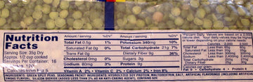Hurst's HamPeas Brand Green Split Peas (Pack of 2) 20 oz Bags