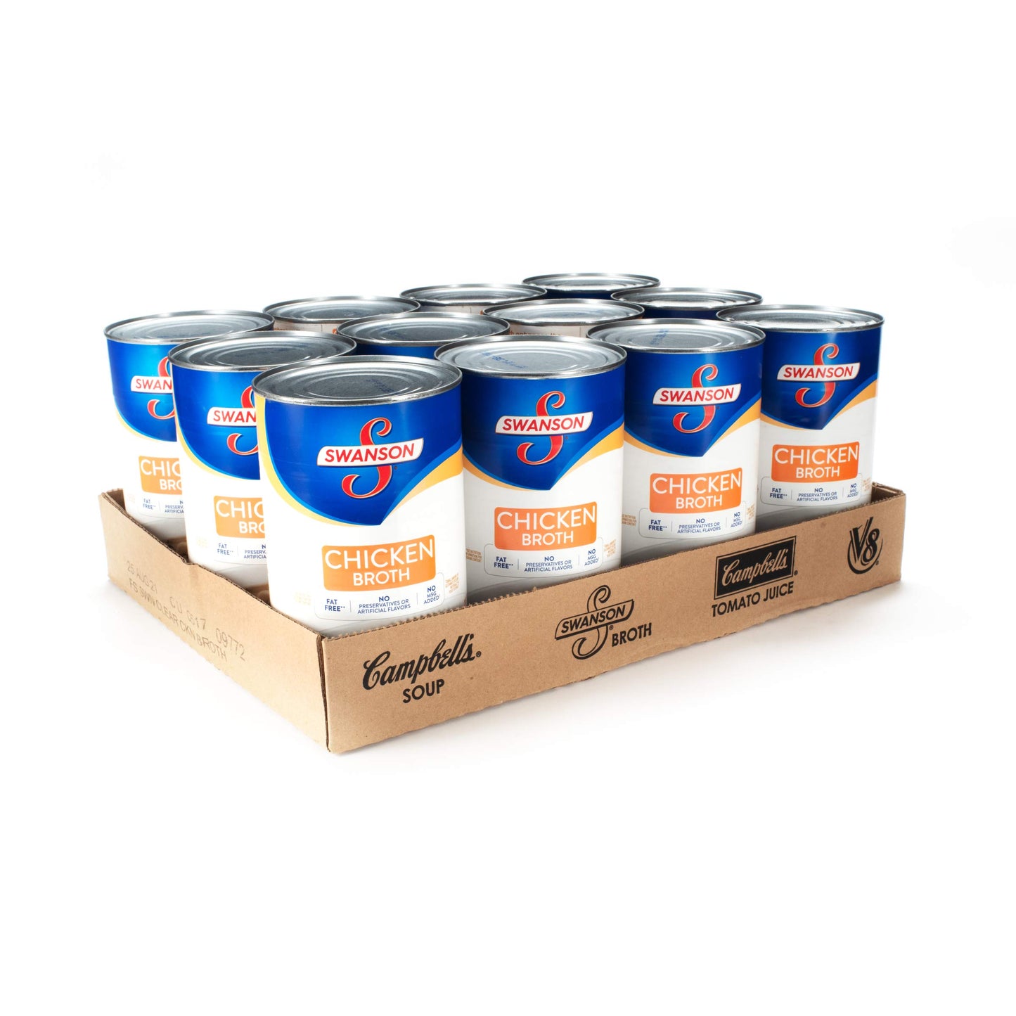SWANSON S Chicken Broth, 99% Fat Free Recipe Starter, 4.13 Ounce (Pack of 12)