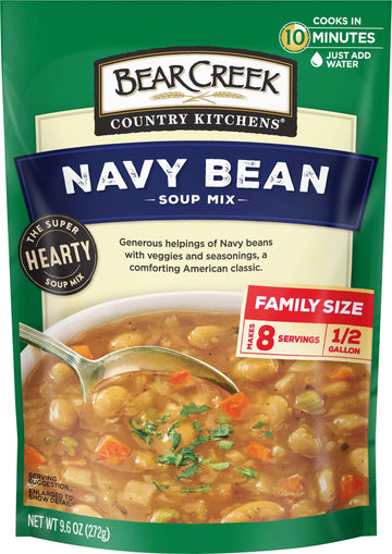 Bear Creek Soup Mix, Navy Bean, 9.6 Ounce