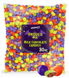 Halloween Milk Chocolate Candy Ghouls Mix - Spooky Seasonal Candy with Colorful Crunchy Chocolate Shell for Trick-or-Treaters Party Bowls Decorations & Goodie Bags - 30oz Bulk Bag