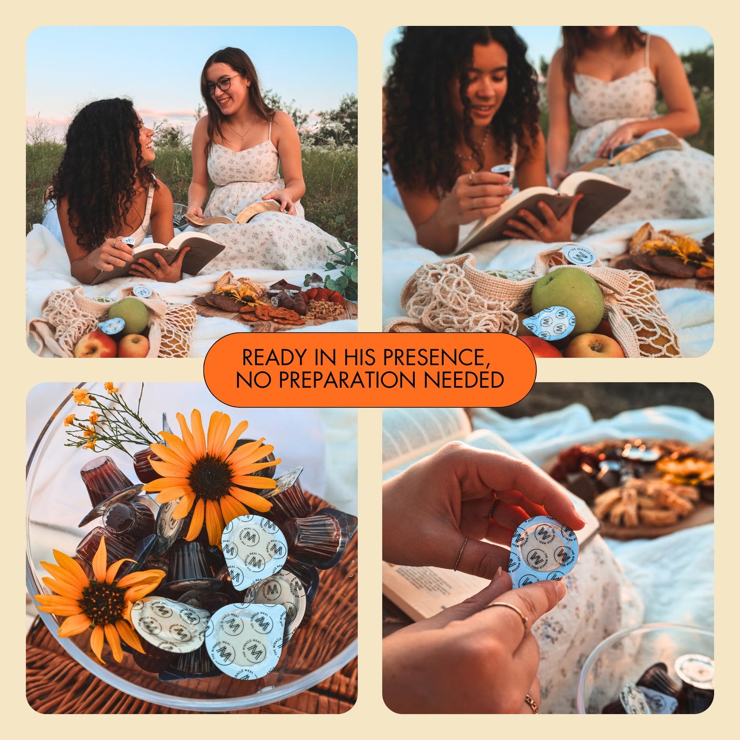 PACK IT HUB Communion Cups and Wafer Set - 500 Count - Plastic - Transparent - Pre-filled with G Juice