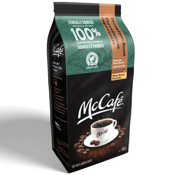 McCafe Medium Dark Premium Roast Whole Beans, 900g (31.7 oz) - Imported from Canada, Perfect for Coffee Lovers