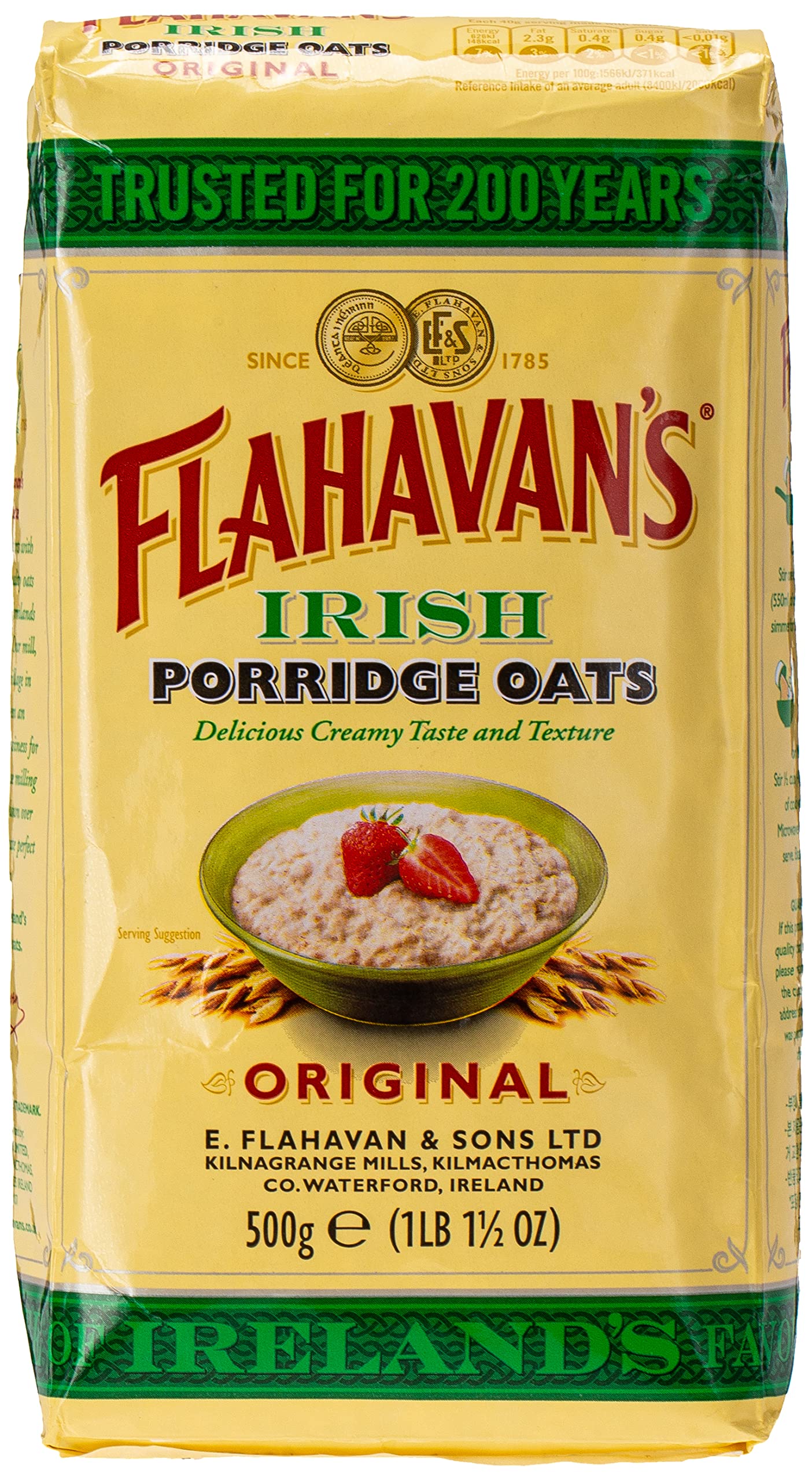 Flahavan'S Irish Porridge Oats (500G)