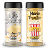 Smash Seasonings White Cheddar Cheese & Movie Theater Butter - 2 Pack Of Delicious Popcorn Flavoring Seasoning In A Shaker Bottl