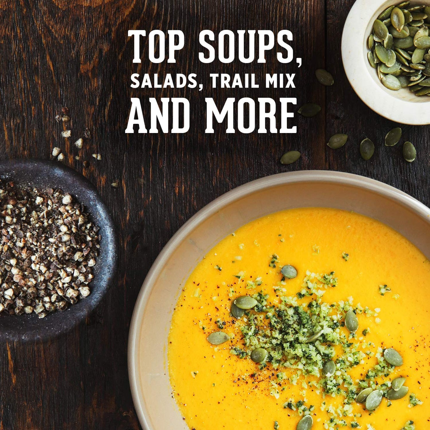 David Seeds Sea Salt Pumpkin Pepitas Seeds, Keto Friendly Snack, 5 Oz Bags, 8 Pack