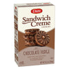 Dare Chocolate Fudge Sandwich Crme Cookies, Plant Based, Kosher, 10.20 Ounces (Pack Of 12)
