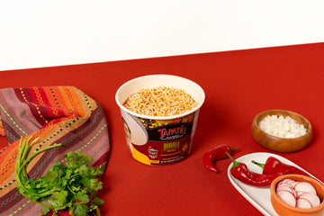 Tapatio Spicy Ramen Noodle Soup Big Bowl - Birria Flavor - 3.88 Oz (Bulk Case Of 6)