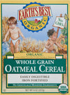 Earth'S Best Organic Baby Food, Whole Grain Oatmeal Cereal, Non-Gmo, Easily Digestible And Iron Fortified 8 Oz Box