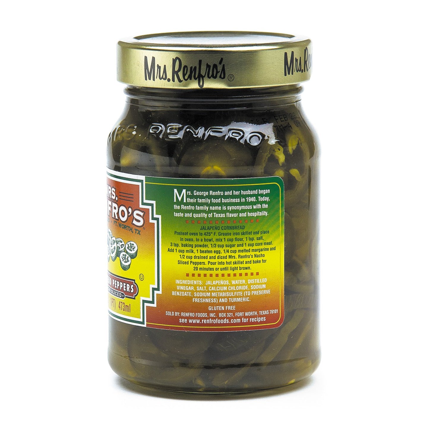 MRS RENFRO PEPPER JALAPENO SLCD, 16 OZ12
