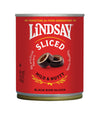 Lindsay Sliced Black Ripe Olives, Pack Of 12, 3.8Oz Cans