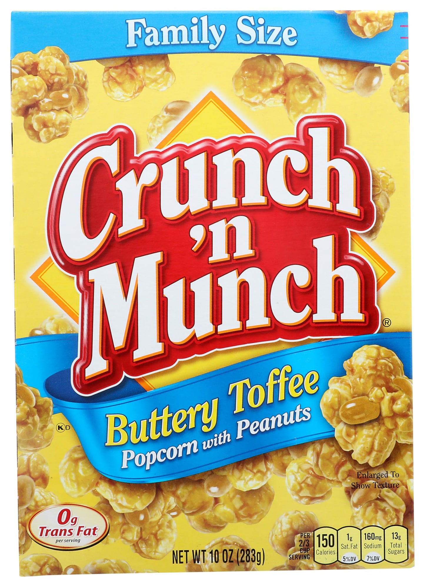 Crunch n Munch Family Size Buttery Toffee Popcorn with Peanuts