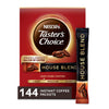 Nescafe Taster'S Choice, House Blend Light Medium Roast Instant Coffee, 8 Boxes (144 Packets)